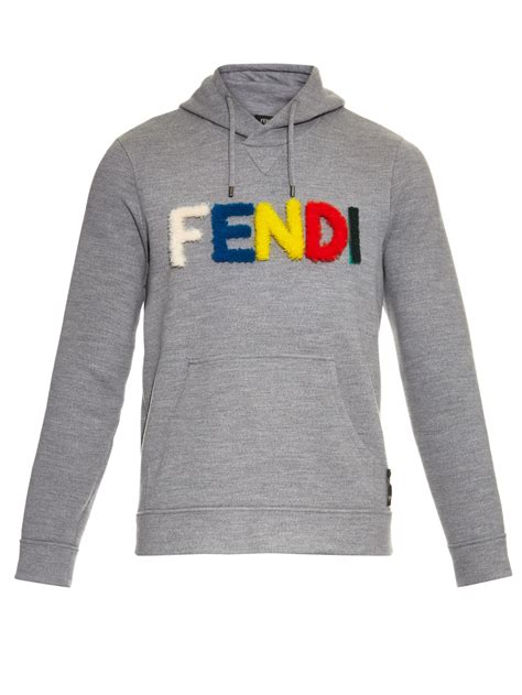 mens fendi shirt jackets|fendi men's gray pullover hoodie.